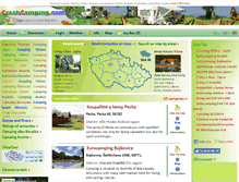 Tablet Screenshot of czechcamping.com
